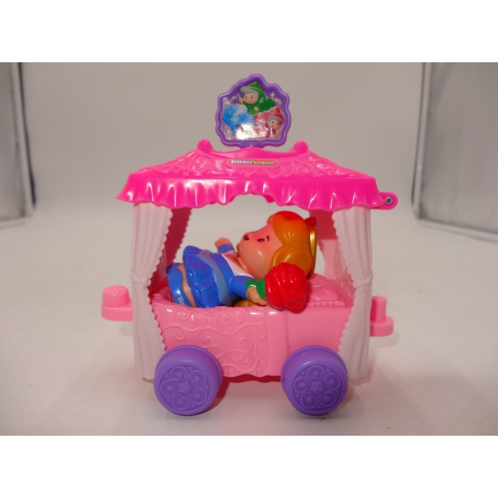 Fisher price little people princess Aurora sleeping beauty parade float